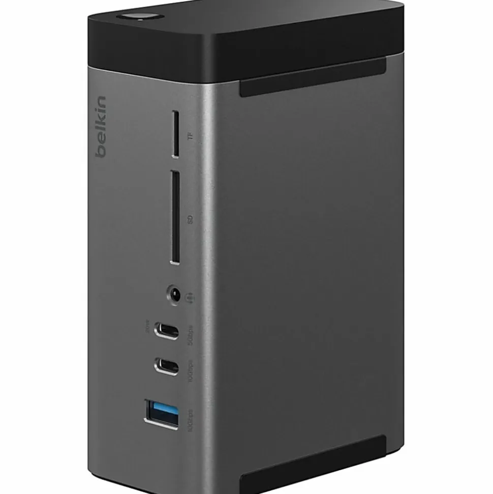 Belkin 11-in-1 Triple Display USB-C Docking Station, 10 Gbps, Grey, INC020TTSGY