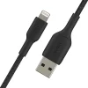 Belkin® Lightning-To-USB-A Braided Cable, 1M/ 3,3 Ft, Black