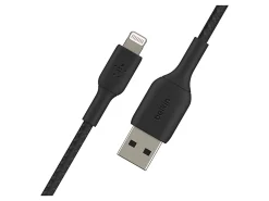 Belkin® Lightning-To-USB-A Braided Cable, 1M/ 3,3 Ft, Black