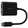 Belkin RockStar™ 3.5mm Audio with USB-C Charge Adaptor, 60W, Black