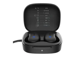 Belkin SoundForm Anywhere AUC014FQBK Earset - Stereo - True Wireless - Bluetooth - Earbud - Binaural - In-ear - Black
