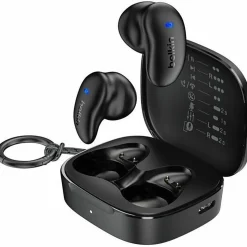 Belkin SoundForm Anywhere AUC014FQBK Earset - Stereo - True Wireless - Bluetooth - Earbud - Binaural - In-ear - Black
