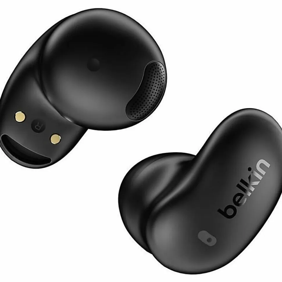 Belkin SoundForm Anywhere AUC014FQBK Earset - Stereo - True Wireless - Bluetooth - Earbud - Binaural - In-ear - Black