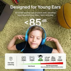 Belkin SoundForm Mini Wired On-Ear Headphones For Kids, Blue