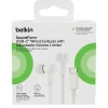 Belkin SoundForm USB-C Wired Earbuds With Adjustable Volume Limiter, White