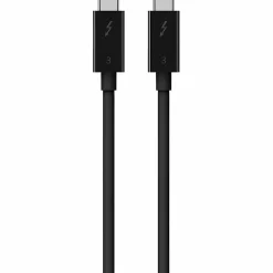 Belkin Thunderbolt 3 Cable (USB-C to USB-C, 100W) - 2.60 ft Thunderbolt 3/USB-C Data Transfer Cable  - F2CD084BT08MBK