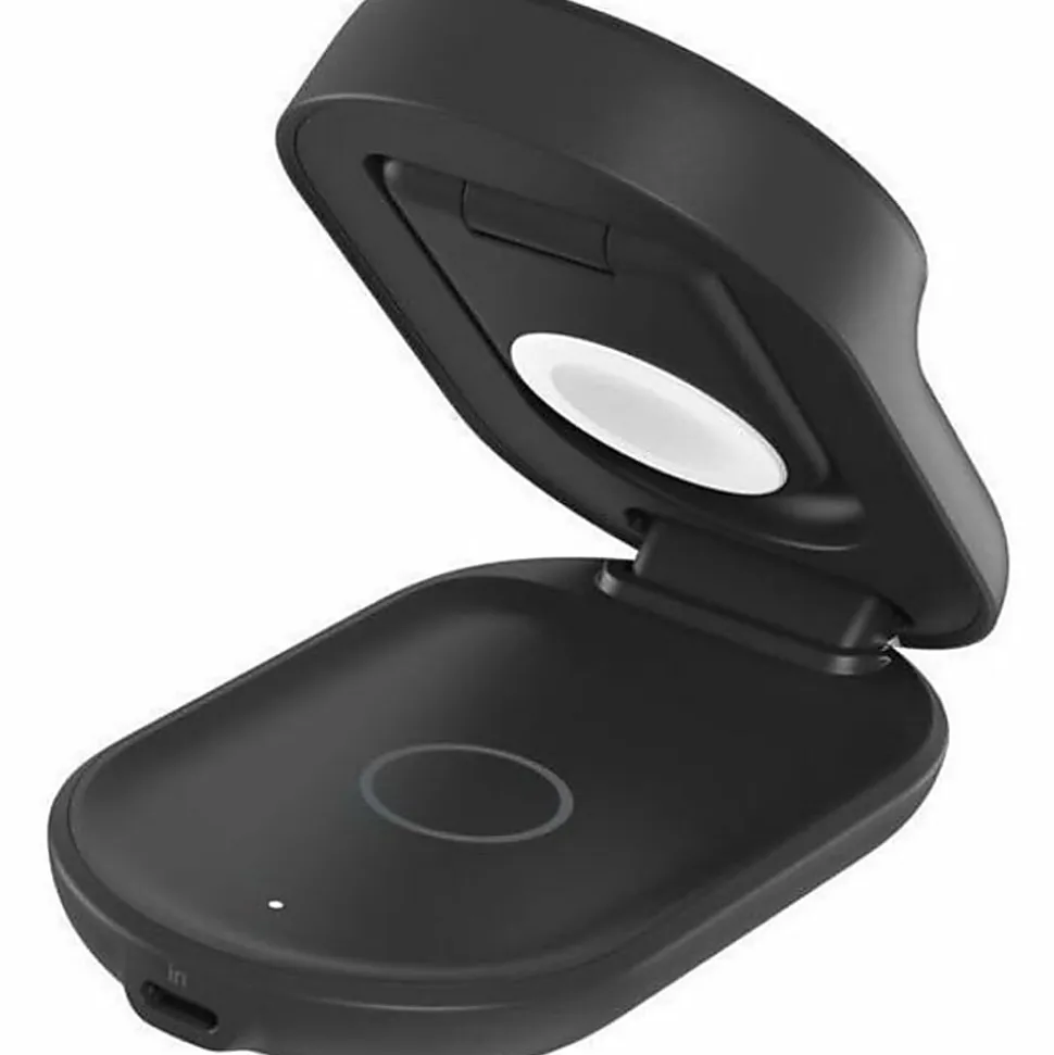 Belkin UltraCharge 3-in-1 Foldable Magnetic Charger with Qi2 25W, WIZ037TTBK