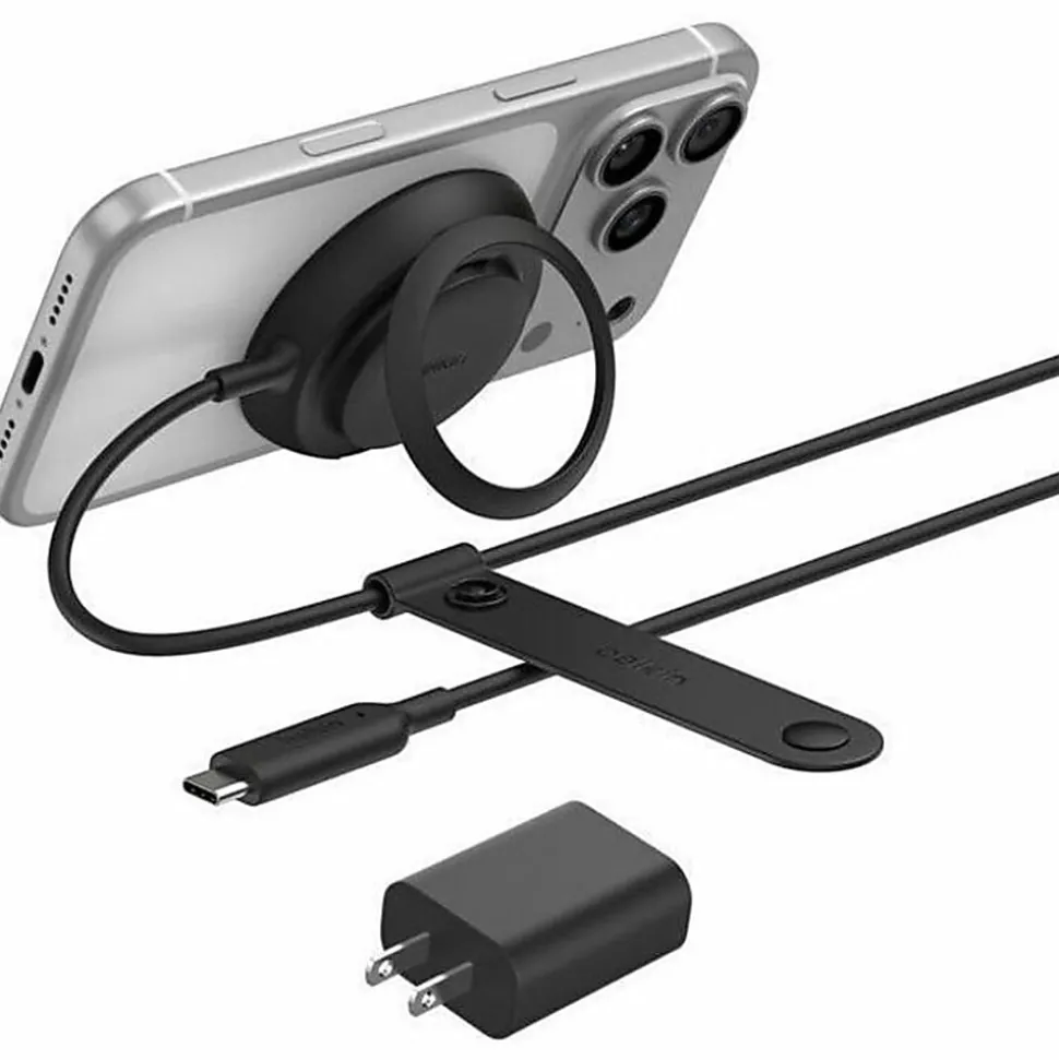 Belkin UltraCharge Magnetic Charger with Qi2 25W, WIA014TTBK