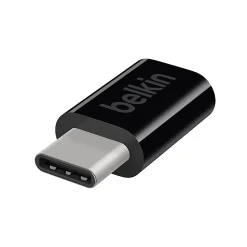 Belkin - USB adapter - USB-C (M) to Micro-USB Type B (F) - USB 2.0 - black