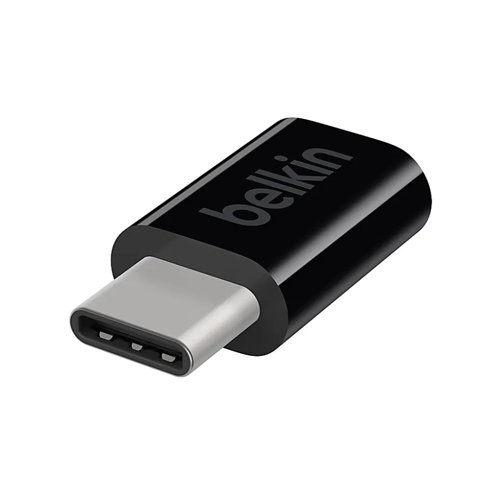 Belkin - USB adapter - USB-C (M) to Micro-USB Type B (F) - USB 2.0 - black