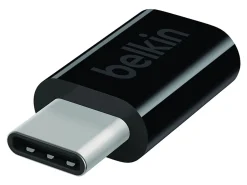 Belkin - USB adapter - USB-C (M) to Micro-USB Type B (F) - USB 2.0 - black