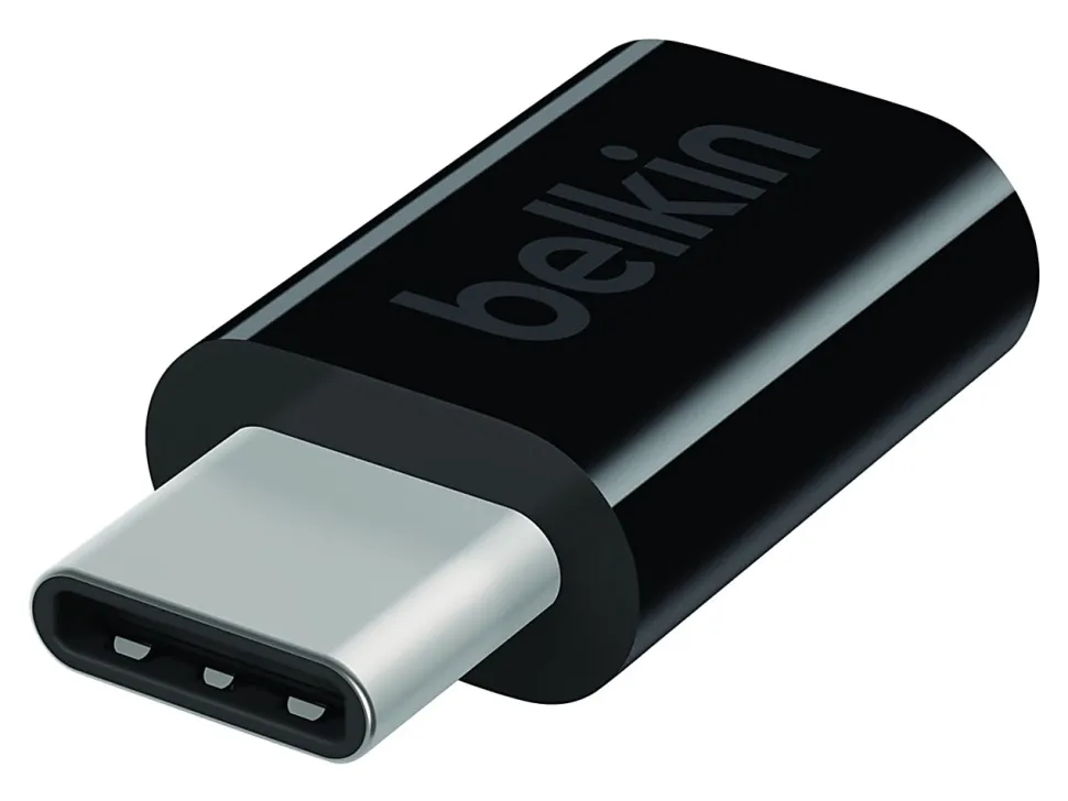 Belkin - USB adapter - USB-C (M) to Micro-USB Type B (F) - USB 2.0 - black