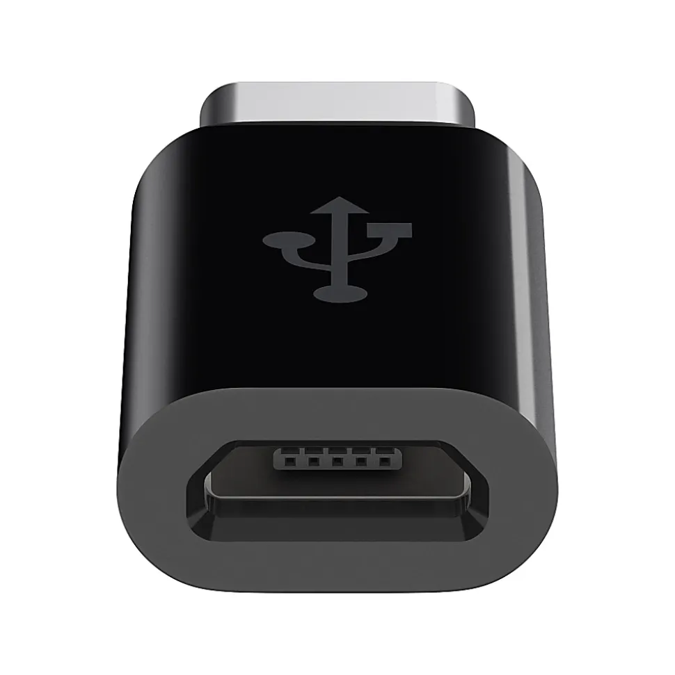 Belkin - USB adapter - USB-C (M) to Micro-USB Type B (F) - USB 2.0 - black