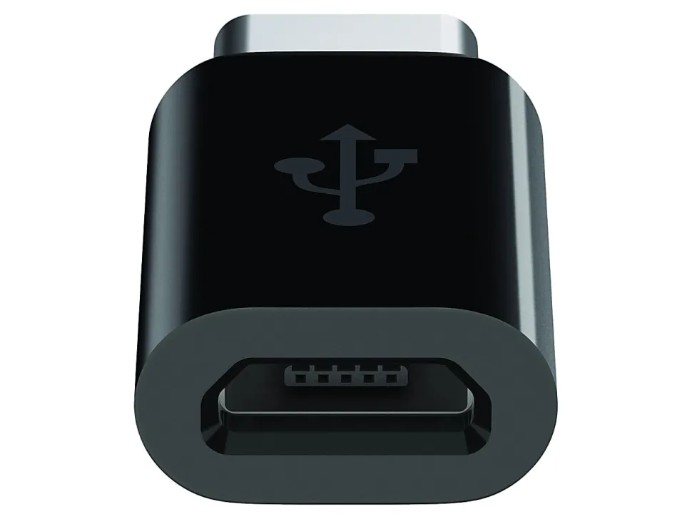 Belkin - USB adapter - USB-C (M) to Micro-USB Type B (F) - USB 2.0 - black