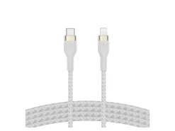 Belkin® USB-C To Lightning Braided Cable, 2M/ 6.6 FT, White