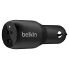 Belkin 36-Watt Dual-USB Car Charger, Black