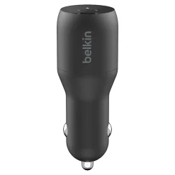 Belkin 36-Watt Dual-USB Car Charger, Black