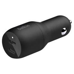 Belkin 36-Watt Dual-USB Car Charger, Black