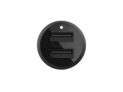 Belkin 42-Watt Dual USB Car Charger With USB-A To Lightning Cable,1M/ 3.3 Ft, Black