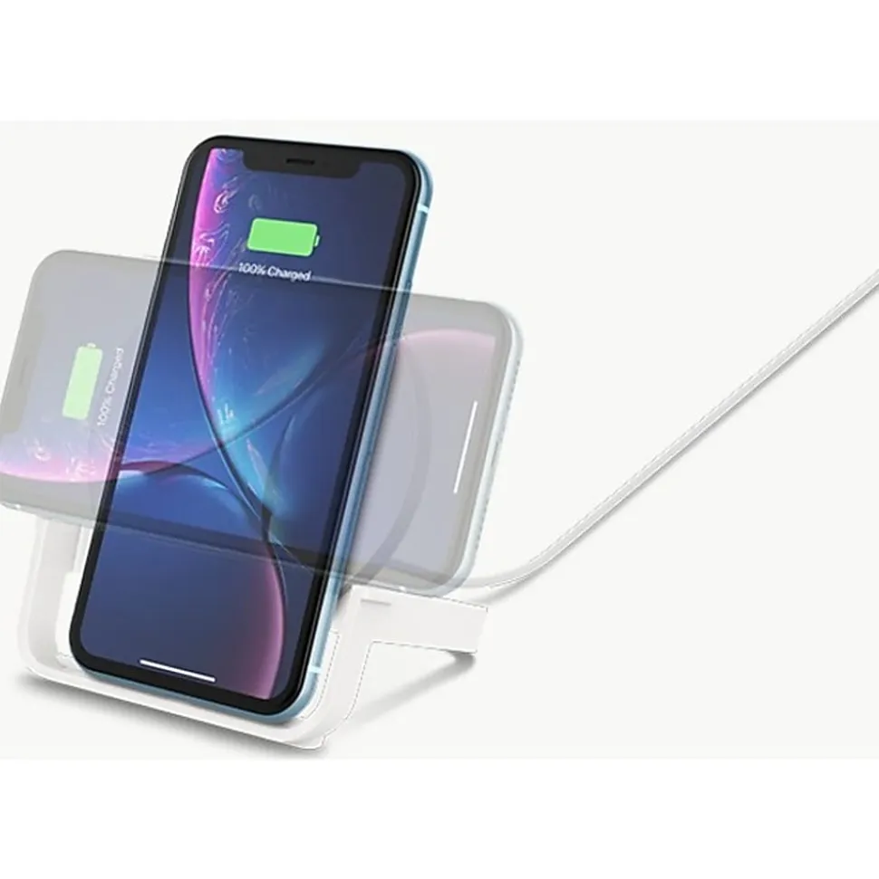 Belkin 10-Watt Quick Charge Wireless Charger, White