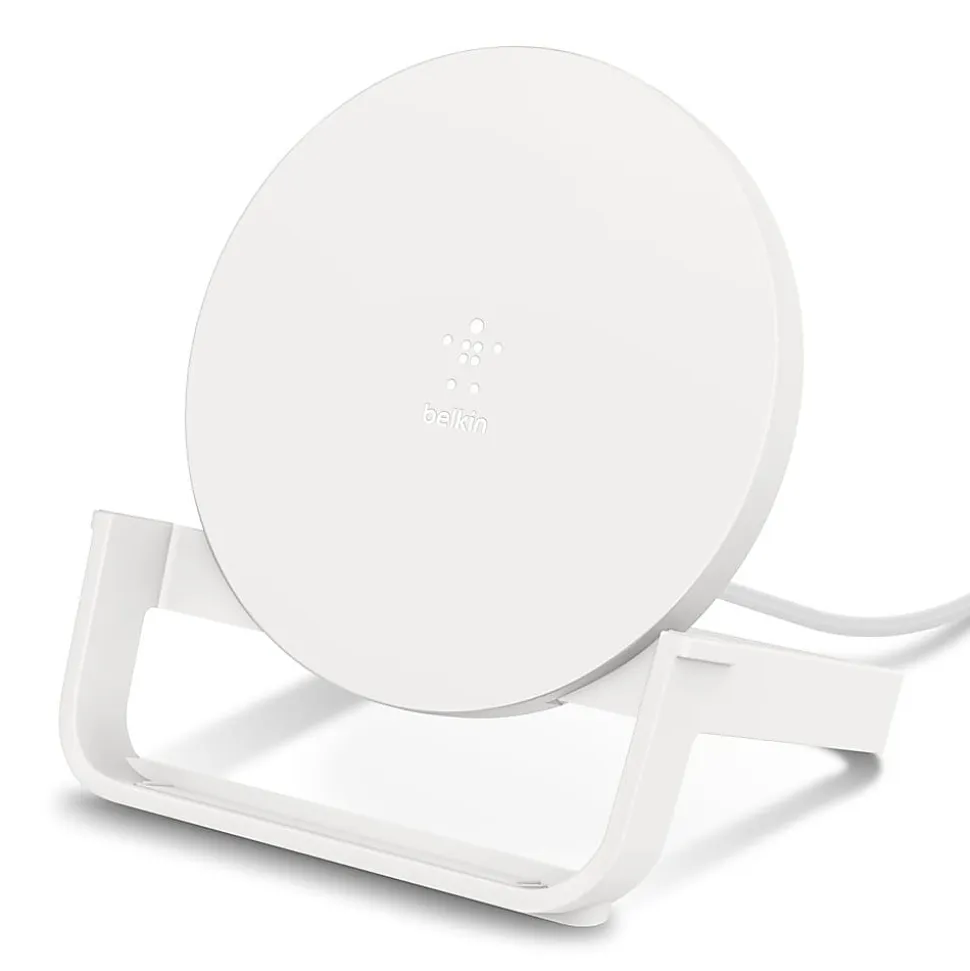 Belkin 10-Watt Quick Charge Wireless Charger, White