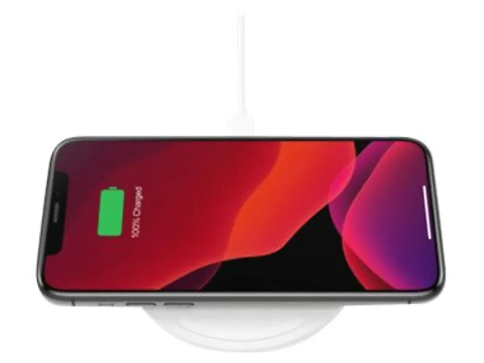 Belkin 10-Watt Quick Charge Wireless Charging Pad, White