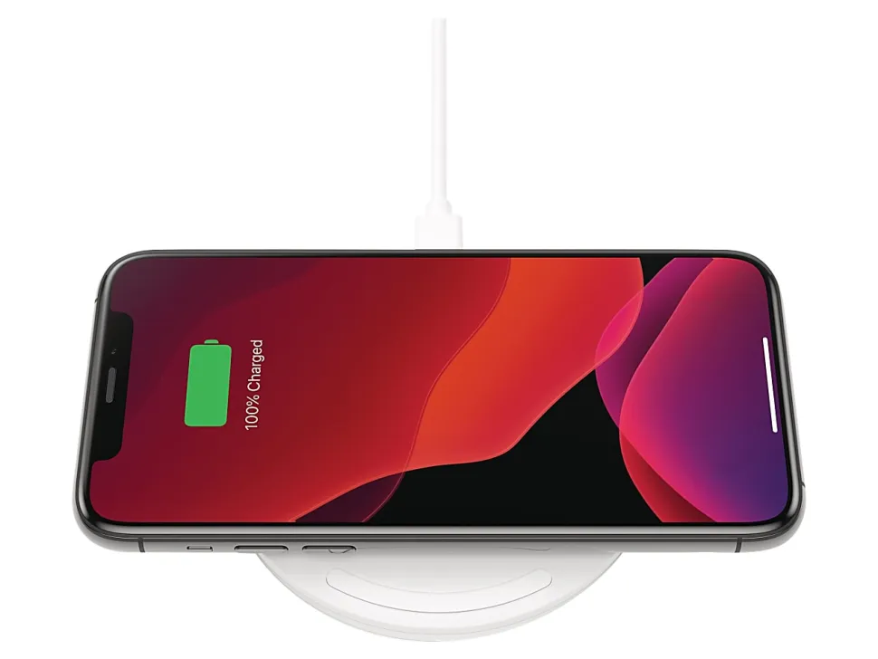 Belkin 10-Watt Quick Charge Wireless Charging Pad, White