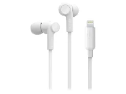 Belkin Wired Earbuds with Lightning Connector, White