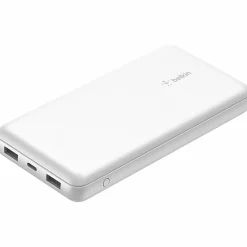 Belkin 15W 3-Port USB Power Bank, White, Total Qty 1
