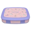 Bentgo Kids Lunch Box, 2"H x 6-1/2"W x 8-1/2"D, Carousel Unicorns