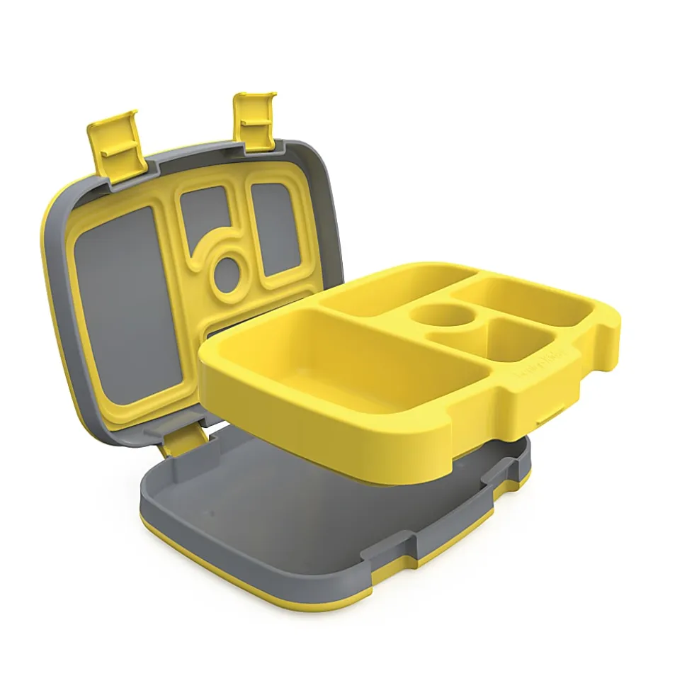 Bentgo Kids Lunch Box, 2"H x 6-1/2"W x 8-1/2"D, Construction Trucks