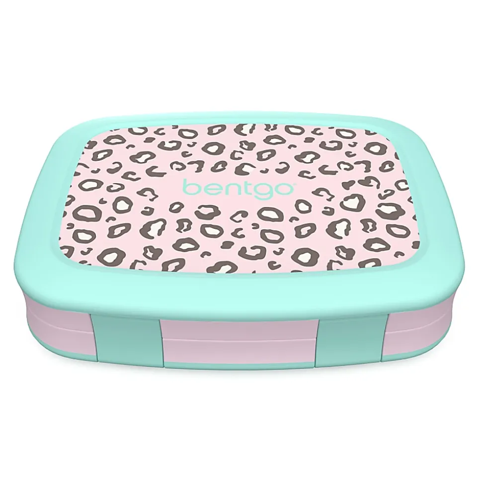 Bentgo Kids Lunch Box, 2"H x 6-1/2"W x 8-1/2"D, Leopard