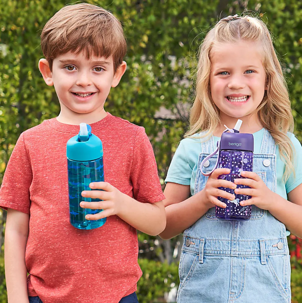 Bentgo Kids Prints Tritan Water Bottle, Shark