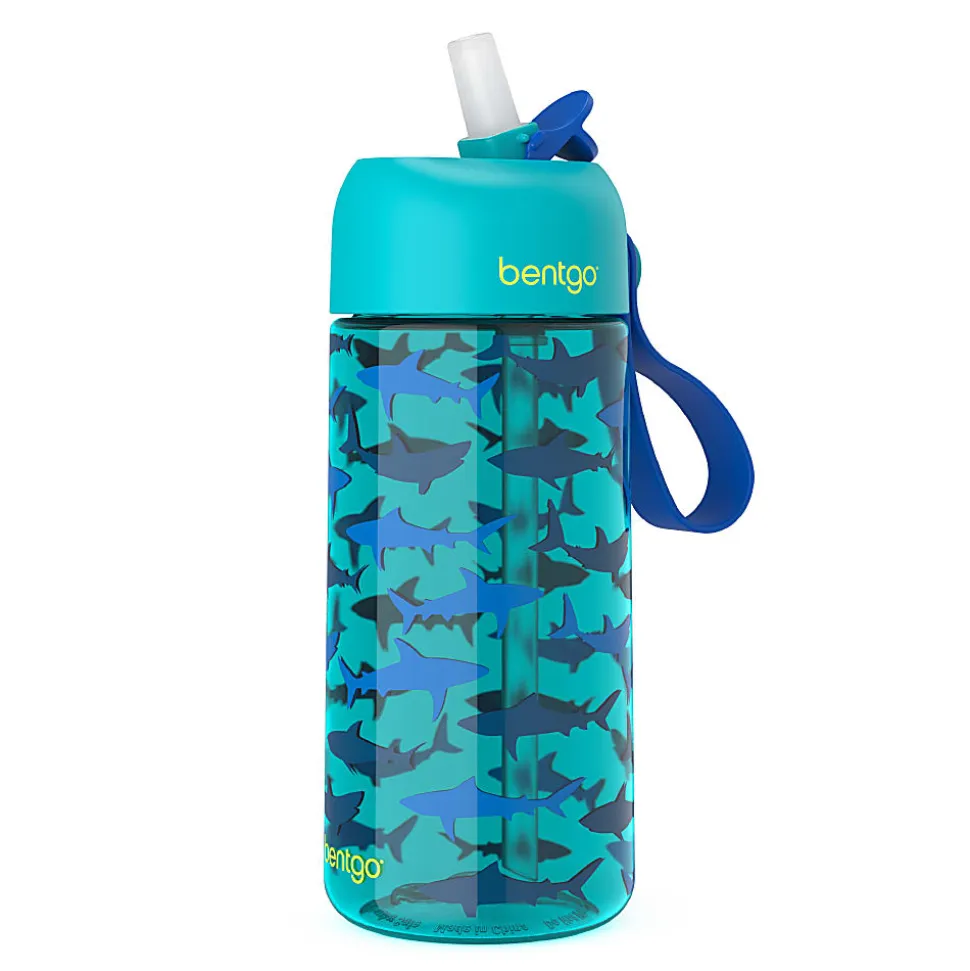 Bentgo Kids Prints Tritan Water Bottle, Shark