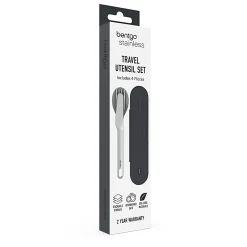 Bentgo Stainless Steel Utensil Set, Carbon