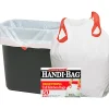 Berry Handi-Bag Drawstring Tall Kitchen Bags, Small Size, 13 gal Capacity, 24"x 27", 0.69 mil (18 Micron) Thickness, 300 Count - HAB6DK50NCT