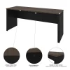 Bestar Connexion 72"W L-Shaped Corner Desk With Pedestal, Antigua/Black