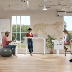 Bestier Electric Adjustable-Height Standing Desk With 3 Height-Memory Presets & USB Port, 56