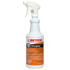 Betco® CitruSpray RTU Foaming Degreaser, Citrus Orange Scent, 32 Oz Bottle, Case Of 12