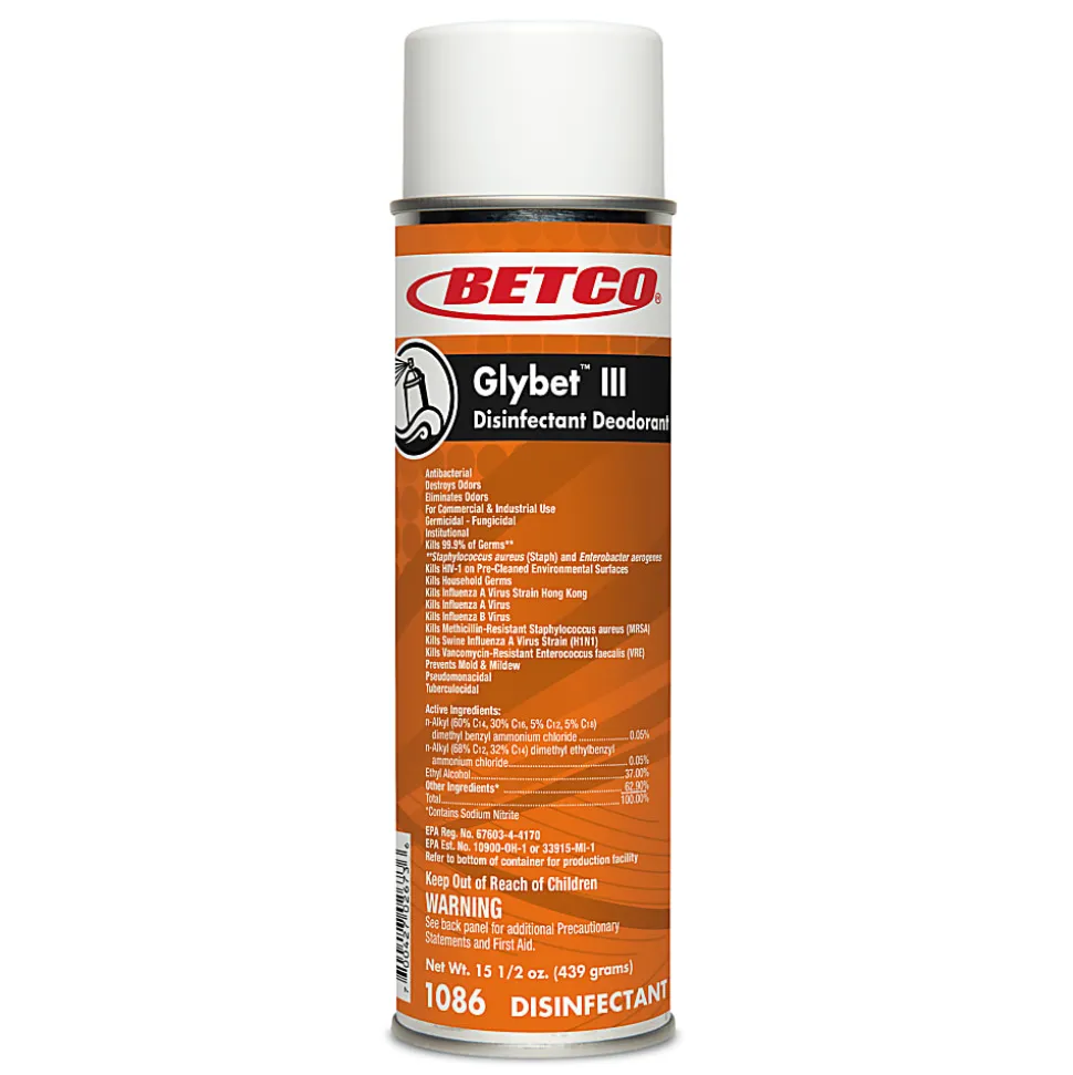 Betco® Glybet III Disinfectant, 15.5 -Oz Spray Can