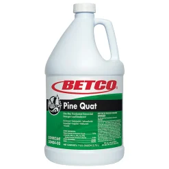 Betco® Pine Quat Floor Disinfectant & Deodorizer, 1 Gallon Bottle, Case Of 4