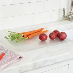 Better Houseware Acrylic Dual-Purpose Slanted Drain And Cutting Board, 19” x 14-1/2” x 2”, Clear