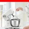 Betty Crocker 3.7-Quart Electric Stand Mixer With 10 Speeds, 12-5/8”H x 14”W x 8”D, White