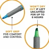 BIC Brite Liner Grip Highlighters, Pocket Style, Chisel Tip, Assorted Colors, Pack Of 5