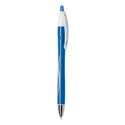 BIC® Glide™ Exact Retractable Ballpoint Pens, Fine Point, 0.7 mm, Blue Barrel, Blue Ink, Pack Of 12 Pens