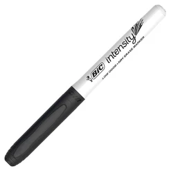 BIC® Great Erase® Grip Dry-Erase Markers, Fine Point, Black Ink, Box of 175