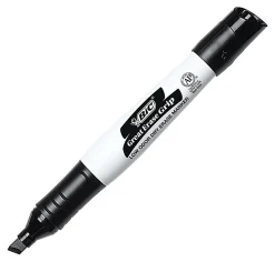 BIC® Intensity Low Odor Whiteboard Markers, Chisel Tip, Black Ink, PK Of 12