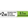 BIC® Mechanical Pencils, #2 Lead, Medium Point, 0.7 mm, Blue Barrel, Pack Of 12