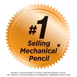 BIC Mechanical Pencils, Xtra Life, 0.7 mm, Black Barrel, Pack Of 12