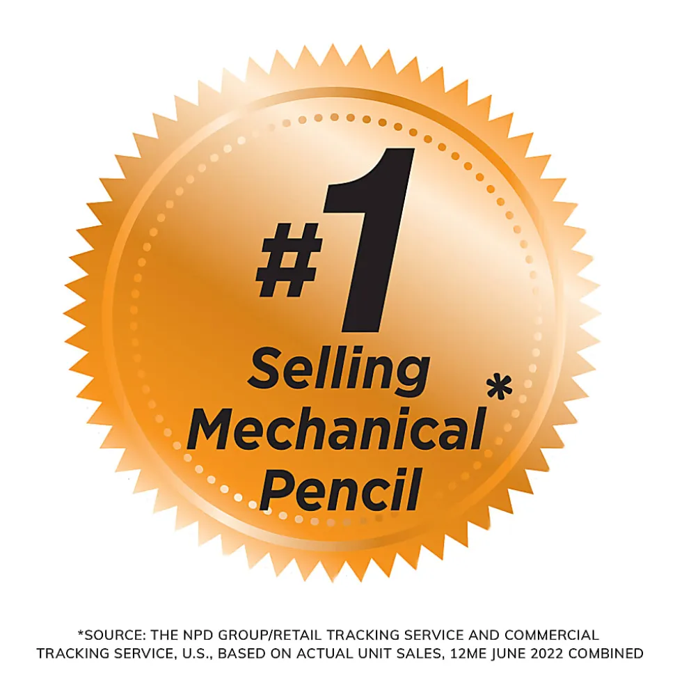 BIC Mechanical Pencils, Xtra Precision, Fine Point, 0.5 mm, Assorted Barrel Colors, Pack Of 24 Pencils